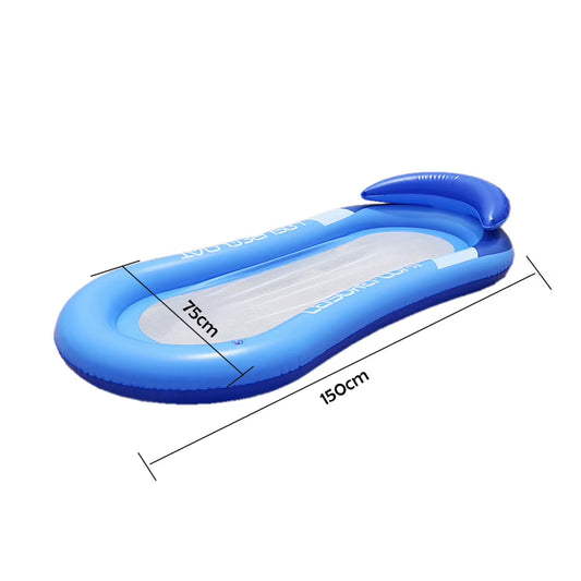 2024 Inflatable Outdoor Foldable Water Hammock and Floating Swimming Pool Mattress for Beach and Recreation Activities