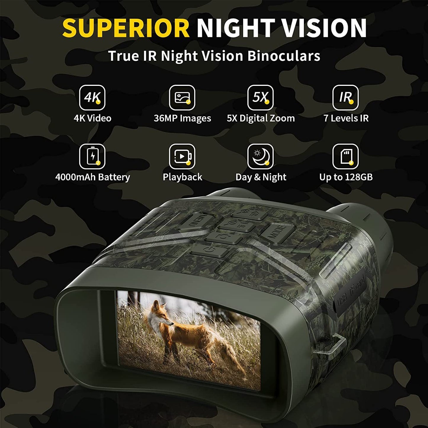 Stellar 4K Night Vision Gadget - Peak Adventure Awaits!