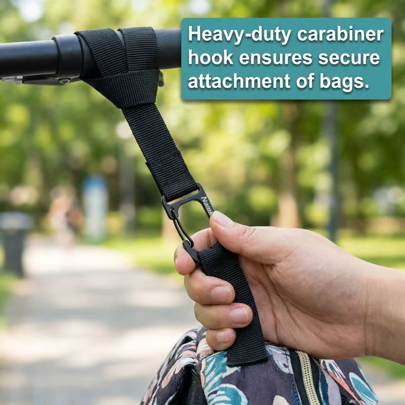 Multifunctional Webbing Carabiner Hook, EDC Quick Release Carabiner for E-Bike Suspension, DIY Backpack Keychain Camping Equipment