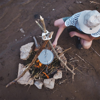 Adventure-Ready Triangle Campfire Support