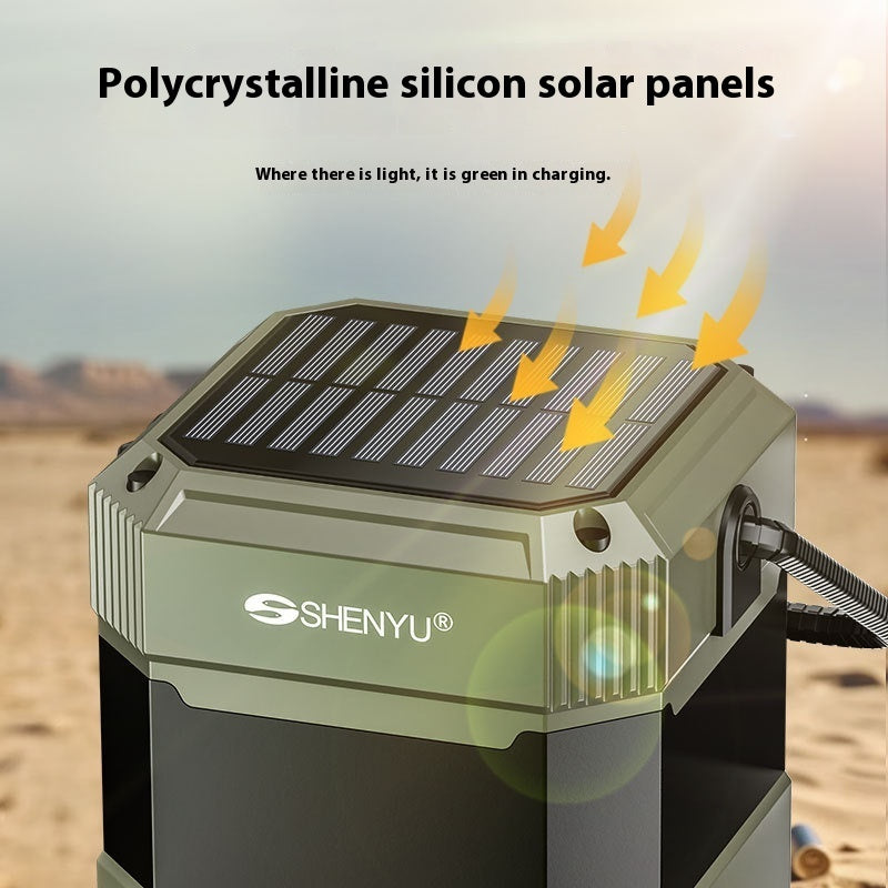 Adventure-Ready Solar Radio & Speaker Lantern