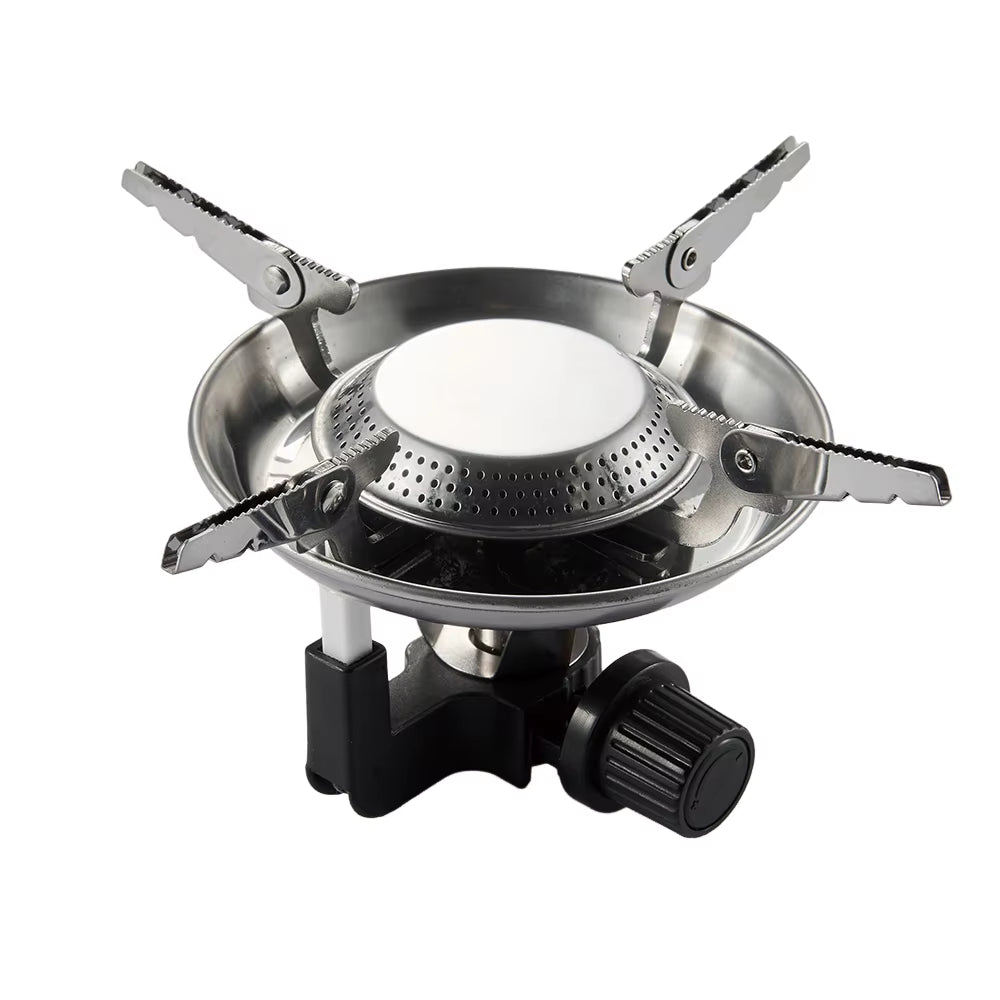 Panda-licious Portable BBQ Blast: The Mighty Gas Stove That Turns Campsites into Feasts!