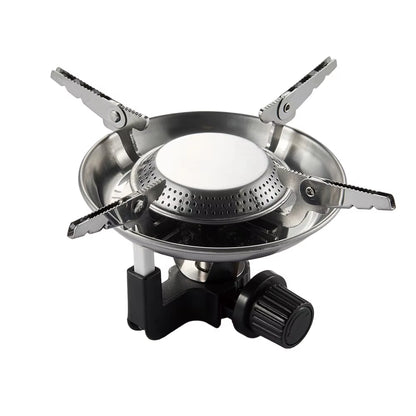 Panda-licious Portable BBQ Blast: The Mighty Gas Stove That Turns Campsites into Feasts!