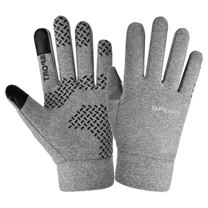 Winter Outdoor Sports Running Glove Warm Touch Screen Gym Fitness Full Finger Gloves for Men Women Knitted Magic Gloves
