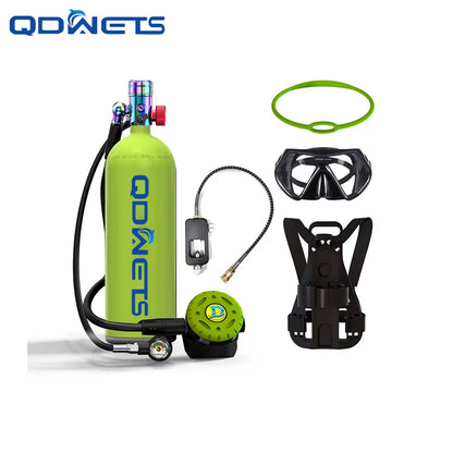 2.3L Portable Scuba Tanks,Dot Certified Diving Gear for Underwater 25-35 Minutes of Diving ,Bacup Air Tanks,Diving Air Ta