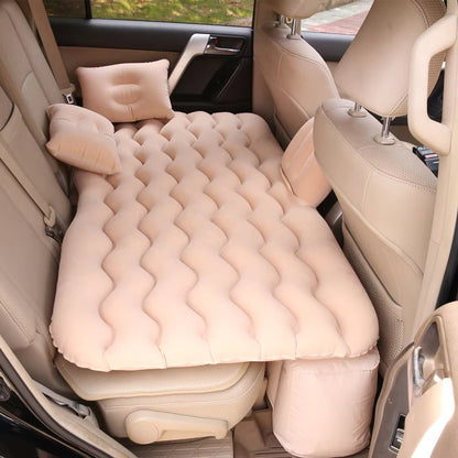 Universal Car Air Inflatable Travel Mattress for Back Seat - Multi-Functional Sofa Pillow and Outdoor Camping Cushion