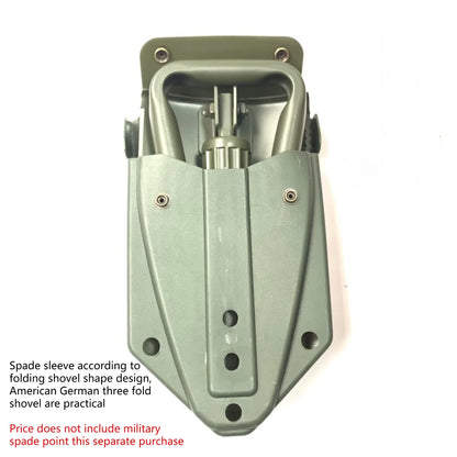 New Green Wolf Brown Virtue Type Engineer Shovel with Plastic Spade Sheath Adapts Folding Spade Belt Buckle