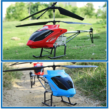 Remote Control RC Helicopter - Durable 80cm Outdoor Drone Toy for Kids, 3.5CH Large Aircraft Model