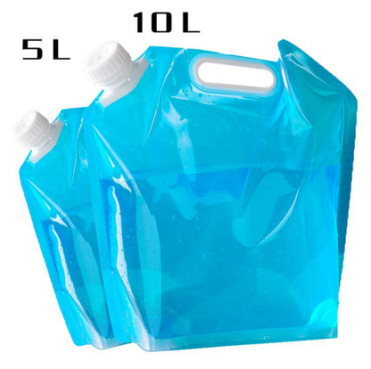 Bolsas de agua portátiles listas para la aventura: ¡plegables y listas para usar!
