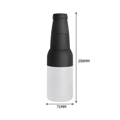 Chill Out Buddy: The Ultimate Beer Buddy Cooler with Built-In Party Popper for Your 12 Oz Liquid Joy! Perfect for Dudes Who Love Their Brews and Caffeine Fixes!