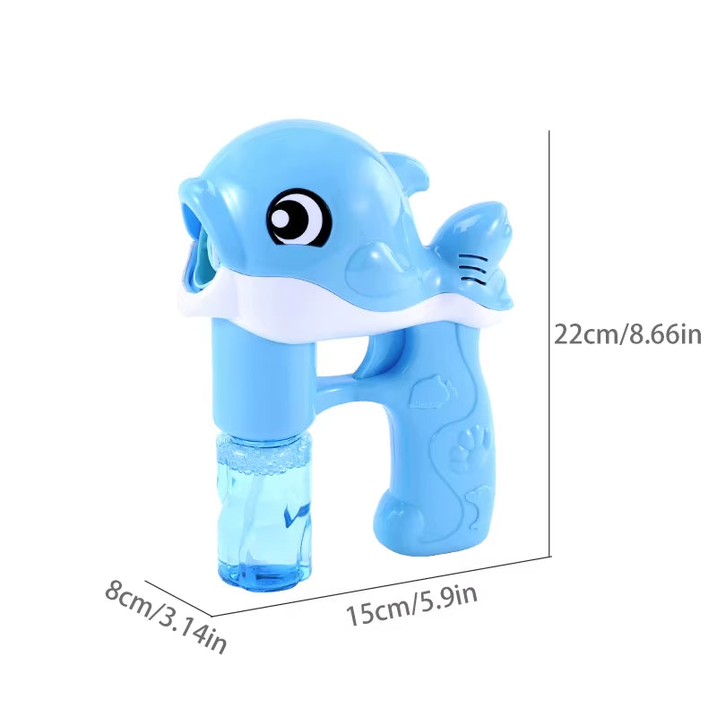 Whale Handheld Fully Automatic Bubble Gun Bubble Blower Summer Toys Indoor and Outdoor Must-Have Toys Easter Birthday Party
