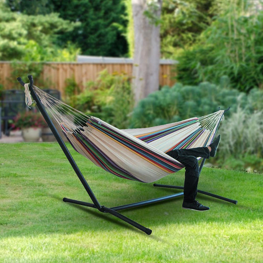 Adventure-Ready Canvas Double Hammock
