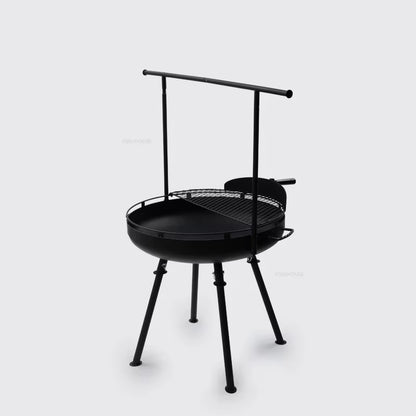 Nordic Sizzle Station: Where Your Hot Dogs Get a Retro Makeover While You Pretend to Be a Campfire Chef!