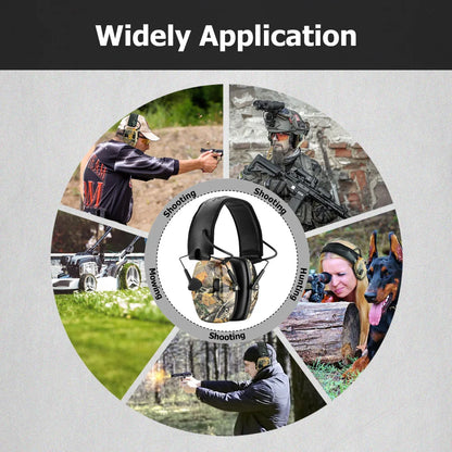 Tactical Anti-Noise Earmuff for Hunting Shooting Headphones Noise Reduction Electronic Hearing Protective Ear Protection