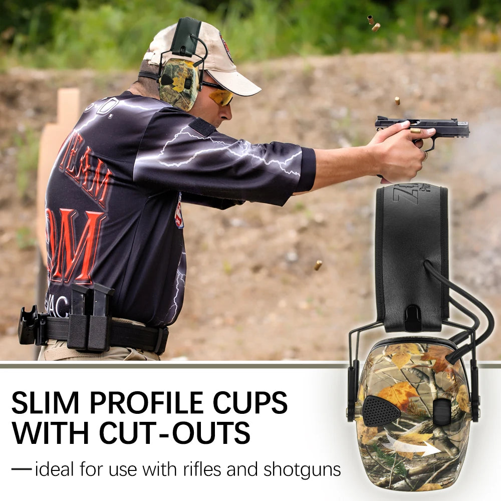 Tactical Anti-Noise Earmuff for Hunting Shooting Headphones Noise Reduction Electronic Hearing Protective Ear Protection