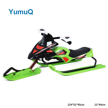 Kids Cartoon Outdoor Cheap Pvc Wooden Plastic Snow Sled Sledge Sledding Tubes for Kids