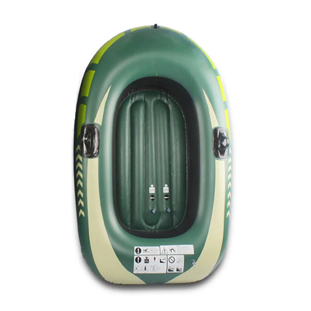 PVC Inflatable Boat Single/Double Person Kayak High Quality Canoe Motor Boat Suitable for Fishing Rafting Diving Water Transport