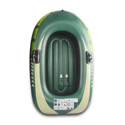 PVC Inflatable Boat Single/Double Person Kayak High Quality Canoe Motor Boat Suitable for Fishing Rafting Diving Water Transport