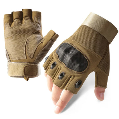 Touch Screen Tactical Paintball Airsoft Combat Motocycle Hard Knuckle Full Finger Gloves Security Protection