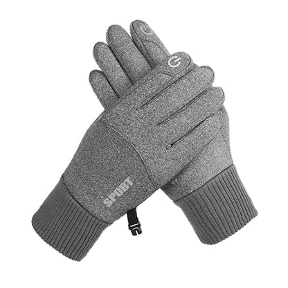Men'S Waterproof Riding Gloves, Winter Gloves, Suitable for Outdoor Sports, Skiing, Running, Motorcycles, Touch Screens