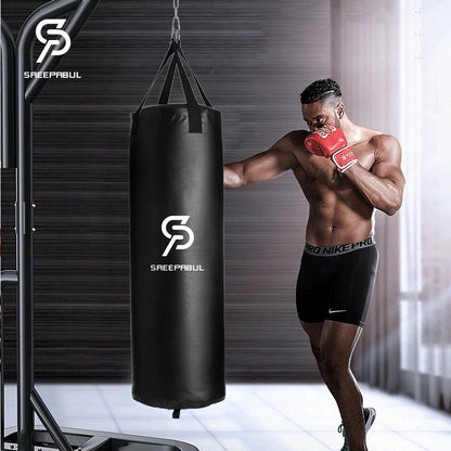 40/46In Professional Boxing Sandbag Punching Bag Training Fitness with Hanging Kick Adults Gym Exercise Empty-Heavy Boxing Bag
