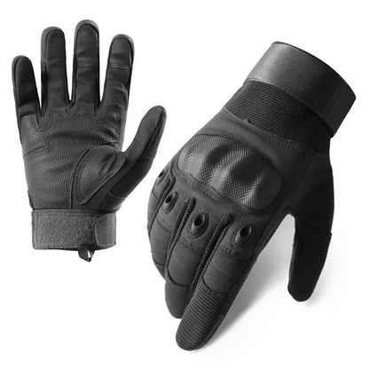 Touch Screen Tactical Paintball Airsoft Combat Motocycle Hard Knuckle Full Finger Gloves Security Protection