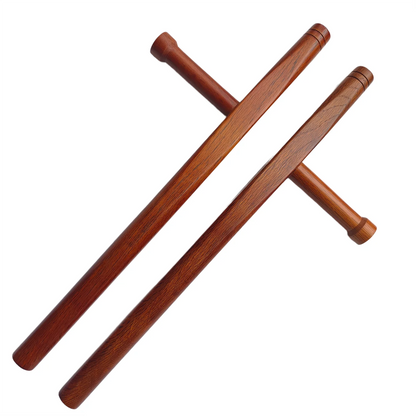 Qinggang Wood a Martial Art Both Crutches Duckweed Turn T Type Kidnapper T-Shaped Stick East Stick Weapon Arms Send Backpack