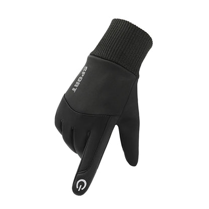 Men'S Waterproof Riding Gloves, Winter Gloves, Suitable for Outdoor Sports, Skiing, Running, Motorcycles, Touch Screens