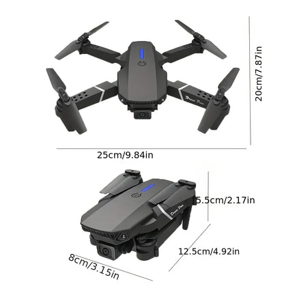 2024 E88Pro RC Drone 4K Professinal with 1080P Wide Angle HD Camera Foldable Helicopter WIFI FPV Height Hold Gift Toy