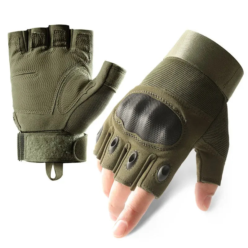 Touch Screen Tactical Paintball Airsoft Combat Motocycle Hard Knuckle Full Finger Gloves Security Protection