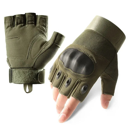 Touch Screen Tactical Paintball Airsoft Combat Motocycle Hard Knuckle Full Finger Gloves Security Protection