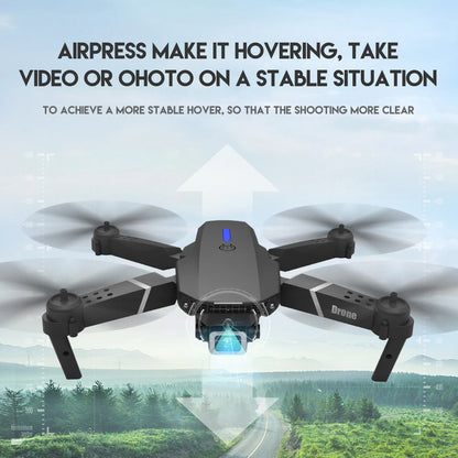 2024 E88Pro RC Drone 4K Professinal with 1080P Wide Angle HD Camera Foldable Helicopter WIFI FPV Height Hold Gift Toy