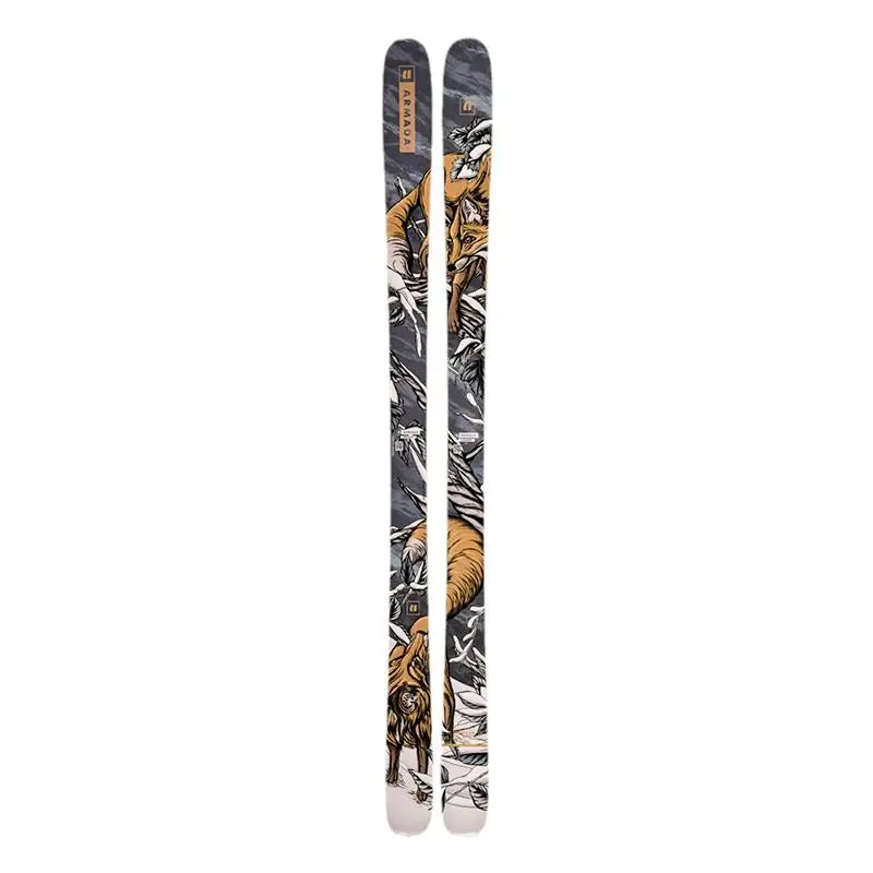 2024 High Quality Logs Ash Ski Double Board Adults and Children Wooden Bindings Snowboard