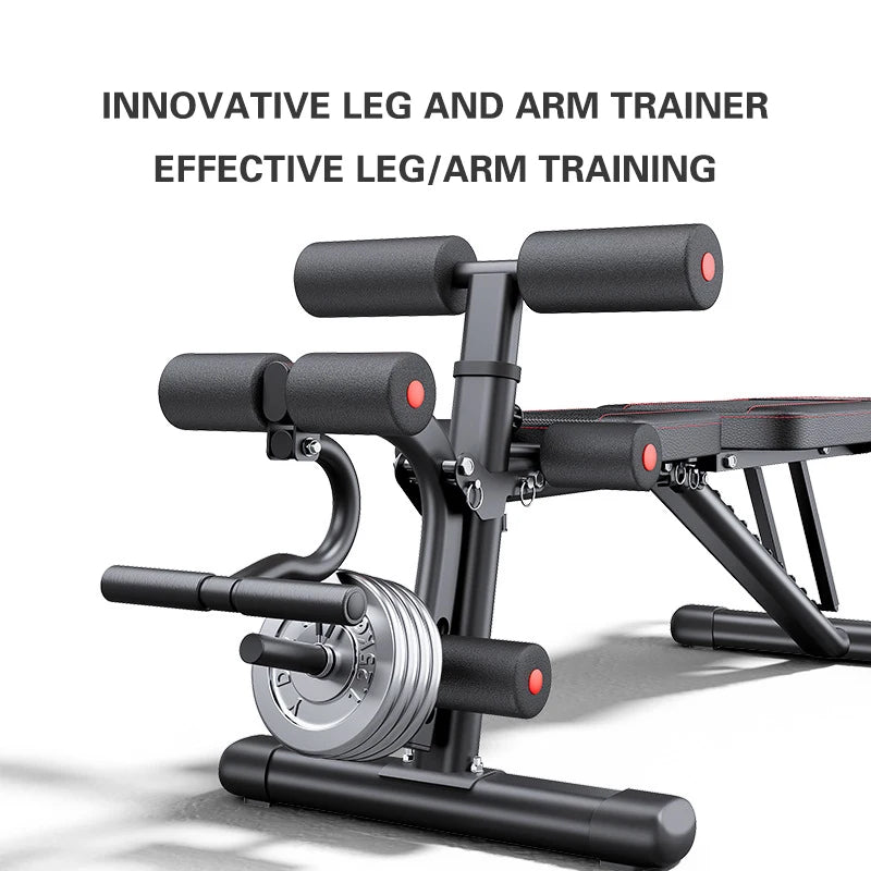 Dumbbell Bench Recumbent Bench Home Fitness Chair Deadlift Aid Men'S Barbell Flying Bird Folding Multifunctional Bench