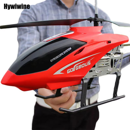 Remote Control RC Helicopter - Durable 80cm Outdoor Drone Toy for Kids, 3.5CH Large Aircraft Model
