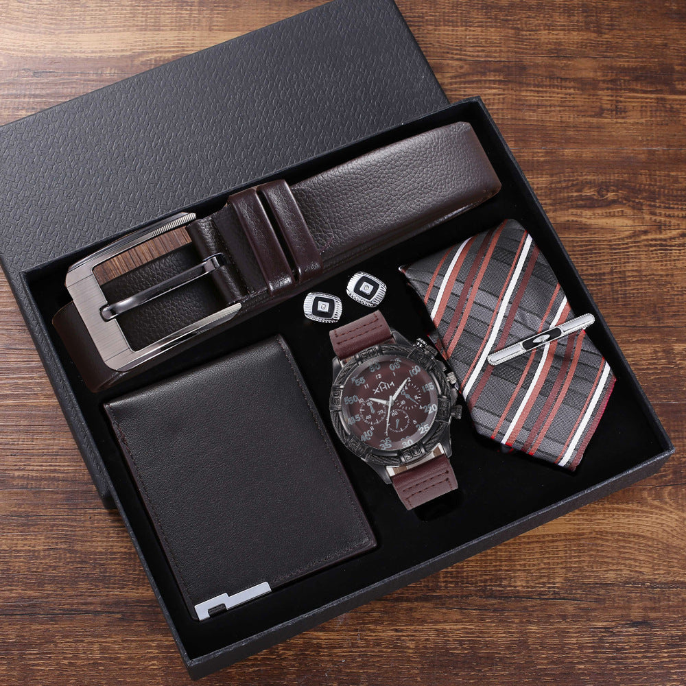 Ultimate Men's Gift Set: Watch, Wallet & More!