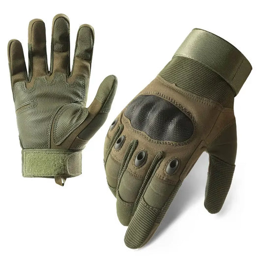 Touch Screen Tactical Paintball Airsoft Combat Motocycle Hard Knuckle Full Finger Gloves Security Protection
