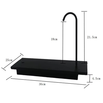 IGT Elektrischer Wasserspender für Camping – IGT 3000 mAh Wasserdichte Wasserpumpe mit Aluminium-Tischeinheit und Zubehör