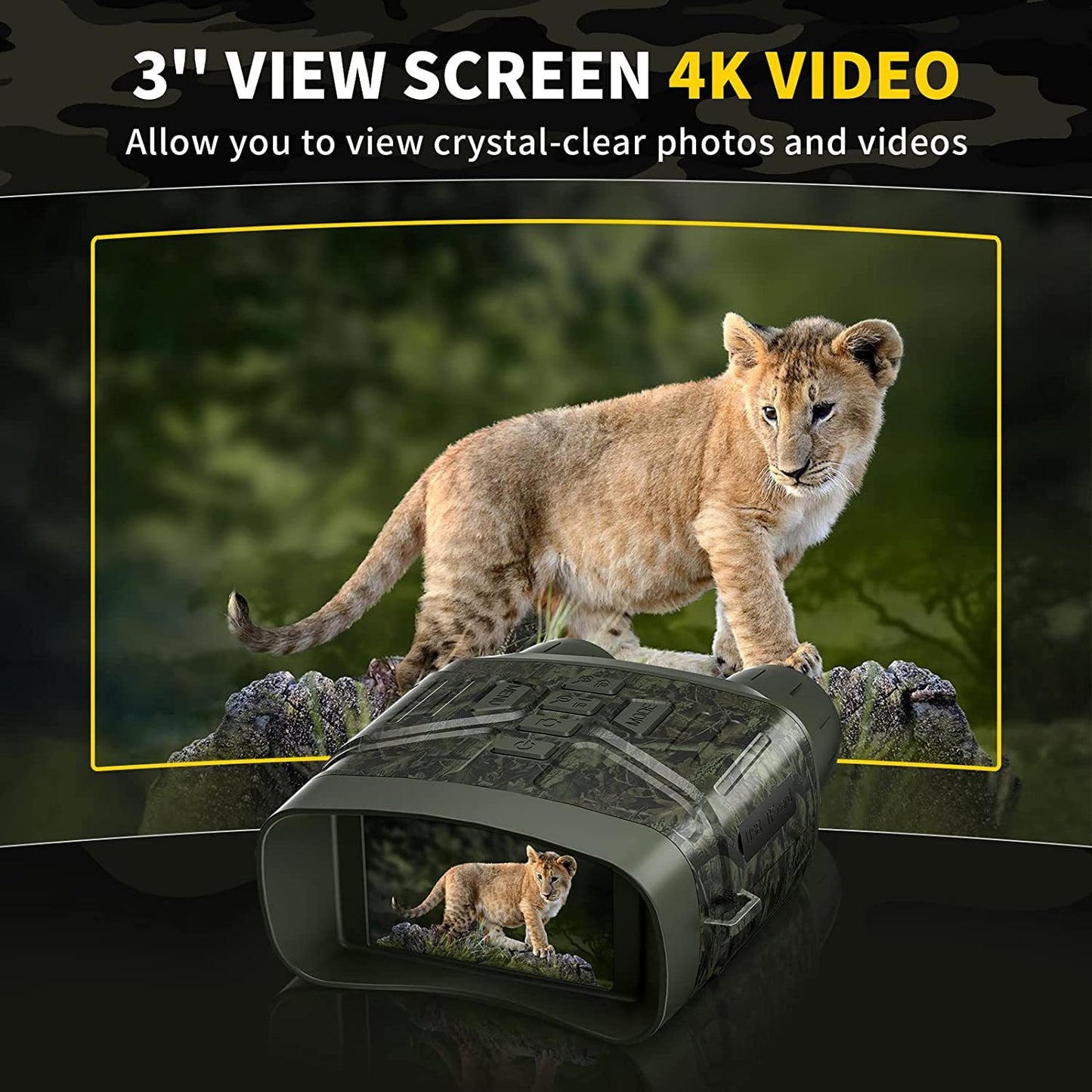 Stellar 4K Night Vision Gadget - Peak Adventure Awaits!