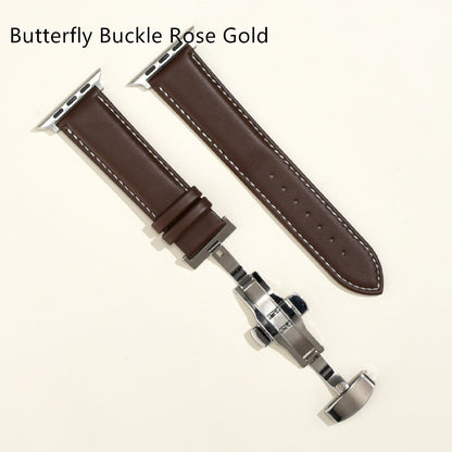 Erleben Sie Vielseitigkeit: Luxuriöses Uhrenarmband aus Rindsleder
