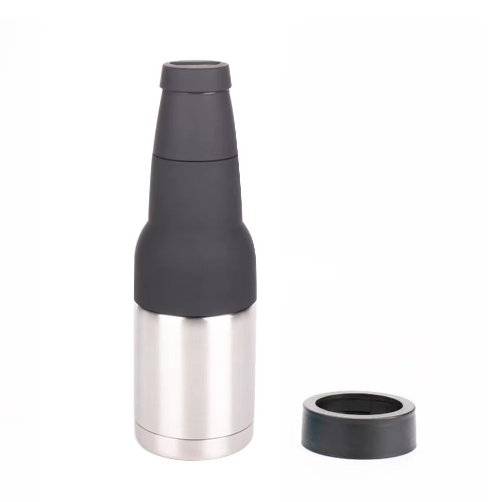 Chill Out Buddy: The Ultimate Beer Buddy Cooler with Built-In Party Popper for Your 12 Oz Liquid Joy! Perfect for Dudes Who Love Their Brews and Caffeine Fixes!