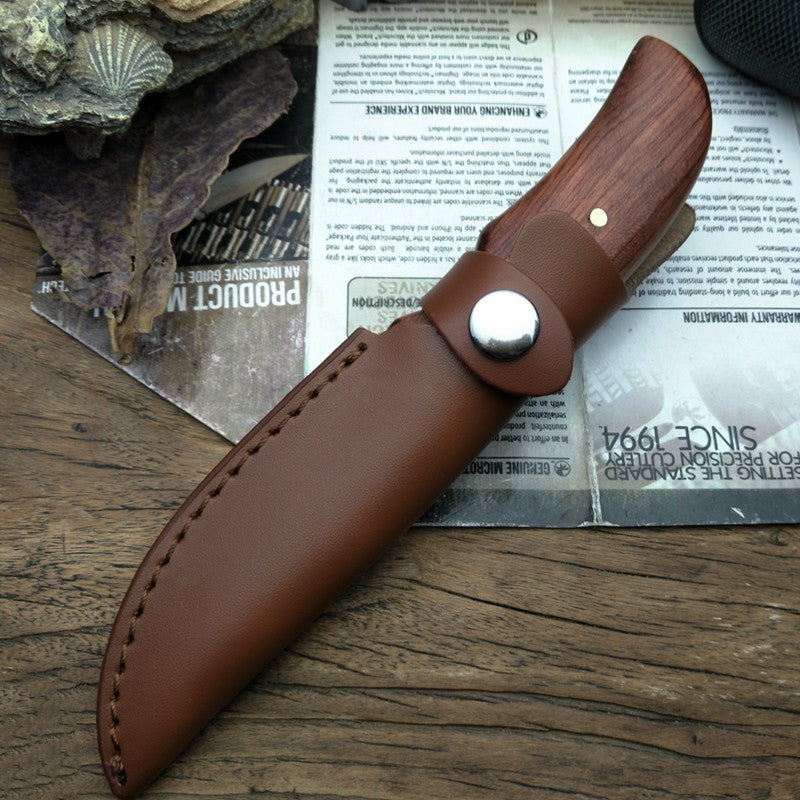 Unleash Adventure: Mahogany Survival Knife
