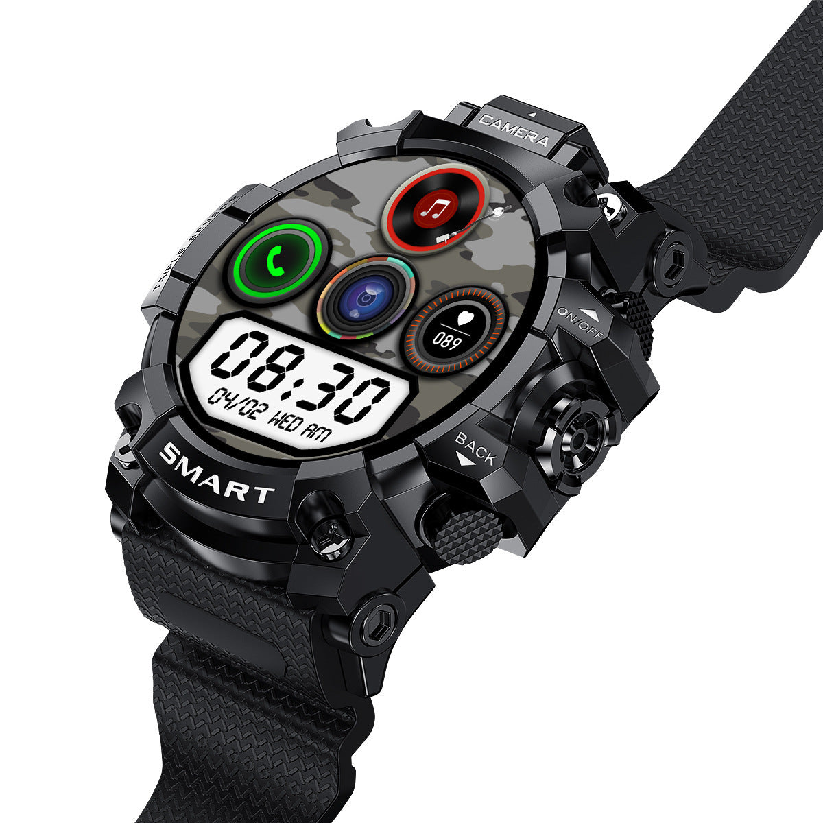 Dynamische FlipCam-Smartwatch für abenteuerlustige Seelen