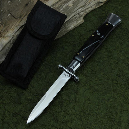 Navaja plegable de acero inoxidable lista para la aventura