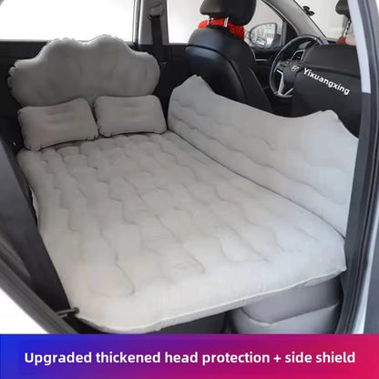 Car Inflatable Travel Bed for SUV Rear Seats - Air Cushion Mattress for Road Trips