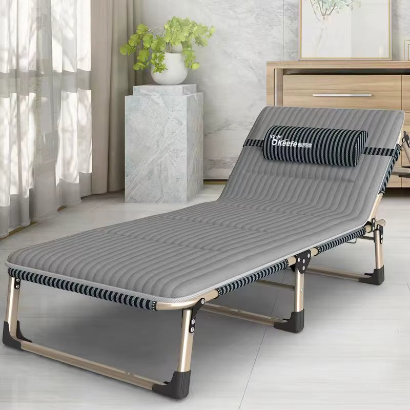 Portable Ultralight Folding Camping Bed for Single Person - Ideal for Hiking and Outdoor Use