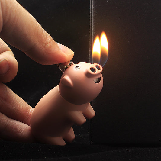 Ignite Adventure: Mr Pig Dual Flame Lighter