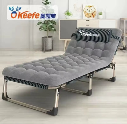 Portable Ultralight Folding Camping Bed for Single Person - Ideal for Hiking and Outdoor Use