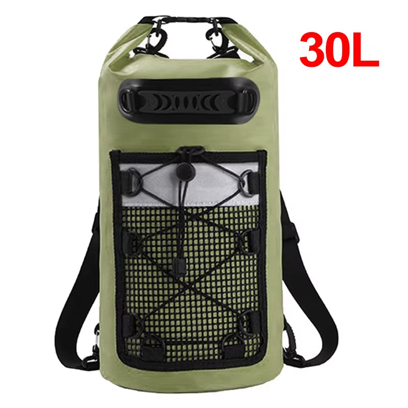 Swimming PVC Pack Dry Bag Backpack for Women Men 10L 20L Waterproof Shoulder Kayak Trekking Drifting Rafting Surfing Boating Bag