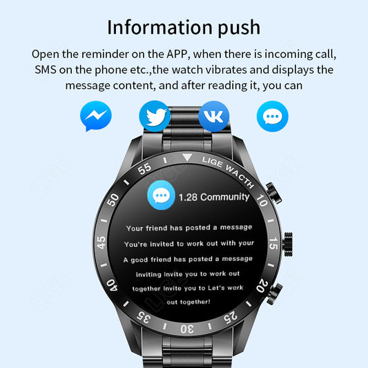 Unleash Adventure: Elite Waterproof Smart Bracelet
